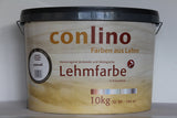 Lehmfarbenanstrich auf Lehmputz, Kalkputz, Gipsplatten
